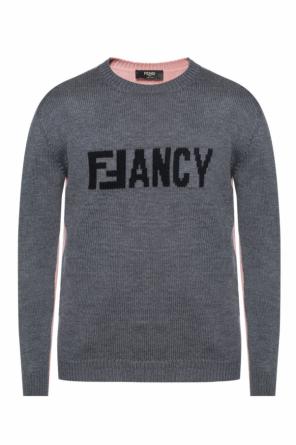 Embroidered lettering sweater, zdjęcie 1 Embroidered lettering sweater od Fendi
